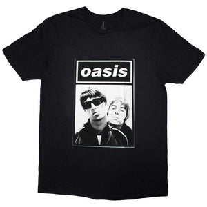 Oasis Official T-Shirt Noel & Liam Boxed Photo