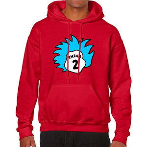 Thing 2 The Cat In The Hat Inspired Adults Book Day Hoodie