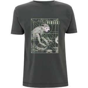 Pixies Unisex Monkey Grid Official T-Shirt