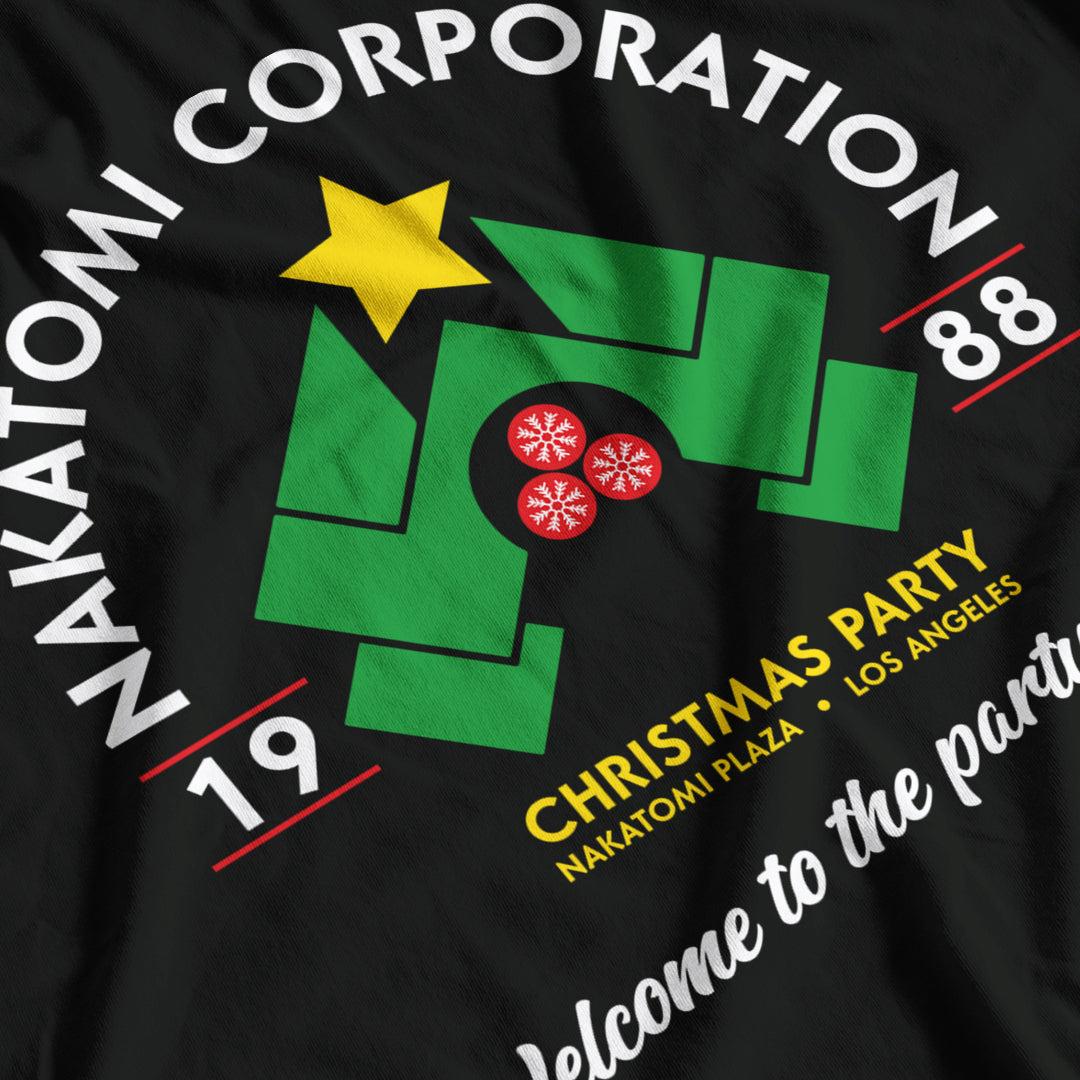 Die Hard Inspired Nakatomi Corporation Christmas Party T-Shirt | Postees